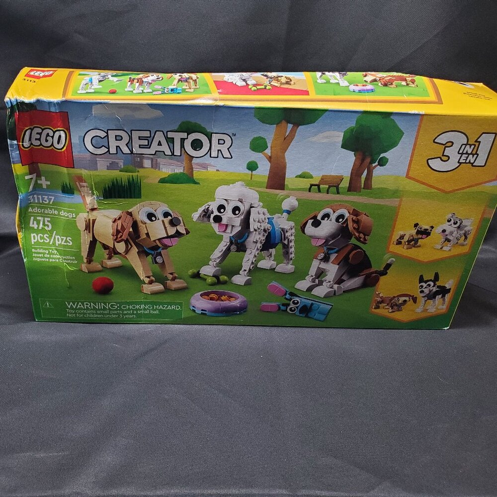 BNIB LEGO Creator 3 in 1 Adorable Dogs Building Toy Set